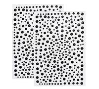 Stick on Face Costume Gems 650Pcs Self-Adhesive Hair Jewels Halloween Makeup Rhinestone Stickers for Body Nail Festival Holiday Party Dress Up Crafts (Black)