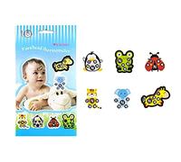 Stick-On Fever Indicator Cute Cartoon Forehead Fever Stickers Temperature Fever Patch for Kids Baby Adults Home Supplies fever patches animal appearance continuously fever temperature monitoring