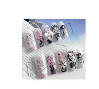 Stick on nails 10PCS Handmade Shaped Nails, Beautiful Fake, Cute Anime Maid Nail Art, Loli Pattern, Suitable For Women To Use(Color-1-M)