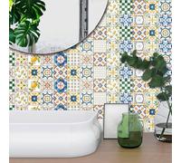 Stick on Tiles 30x240CM Lemon Tile Stickers Transfers for Bathroom Kitchen,Peel and Stick Wall Stickers Self Adhesive Vinyl Waterproof Oil Proof Home Decor