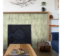 Stick On Tiles Olive Green Print Tile Stickers PVC Peel and Stick on Bathroom Tiles Durable Waterproof Oil-Proof Self Adhesive Wall Floor Tile Covers Removable Kitchen Stickers 10.16x20.32cm/48 Pcs