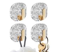 Stick on Towel Hook | Waterproof Coat Hanger | Water Wave Texture Wall Bathroom Adhesive Hooks | for Home Decor Coat Purse Key Hat Backpack Bag Wreath Toilet