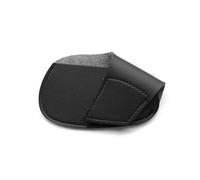 Stick Protective Wrap Soft Hide Fabric Adjustable Fastener 10.5×7cm Lightweight Single Unit for Training Course Leisure Ball Game Equipment(black)