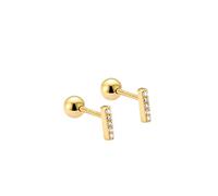 Stick Screw Stud Earrings For Women Jewelry