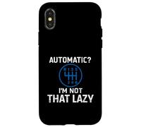 Stick Shift Car Life Manual Driving Style Graphic Case for iPhone X/XS