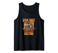 Stick Shift Culture - Stick Shift Humor Three Pedals Tank Top