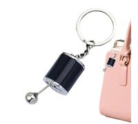Stick Shift Key Ring - 10CM Metal Gearbox Key Ring Six-Speed Shifter Mobiles Gear Levers | Solid Zinc Automotive Part Model For The