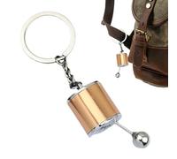 Stick Shift Keychain - Fidget Shifter Keychain, Gear Shifter Keychain, Sound Stick Shift Fidget Toy | 6-Speed Gearbox Shifter Keychain, Creative Auto Part Model Gear Box Keychain for Car Keys