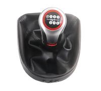 Stick Shift Knob For Seat Altea Leon II Toledo III 2004-2012 5/6 Speed Car PU Leather Gear Stick Shift Knob Gearbox Shift Knob Boot Gear Shift Knob Lever(6 speed)