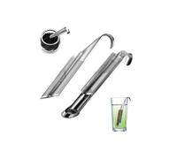 Stick Tea Tube Pipe-Shaped Tea Strainer Infuser Stainless Steel 18/10 | Convenient Food Grade Tea Steeper Cylindrical Tea Tube Infuser
