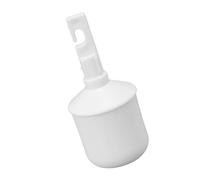 Stick Tip Replacement Head ABS Made White Compact Lightweight Accessory for Standard Walking Poles Daily Ground Contact and Component Renewal