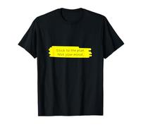 Stick to The Plan Not Your Mood Motivational Discipline T-Shirt