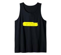 Stick to The Plan Not Your Mood Motivational Discipline Tank Top