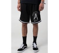 Stick To Your Guns - My Only Enemy Striped - Shorts - black - M - 100% Polyester,Mesh M