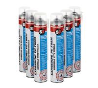 STICK2 Expanding Foam 750ml with Nozzle | One Component Polyurethane Foam for Mounting, Sealing & Insulation | High Expansion Gap Filler (6 Pack)