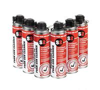 STICK2 Expanding PU Foam Gun Cleaner 500ml Dual Purpose Solvent Based Cleaner for Foam Applicator Guns Cleans Wet Uncured PU Foam Includes Spray Head (6 Pack)
