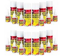 STICK2 Mitre Ultimate Fix Adhesive Kit (50g Glue + 200ml Activator Spray) - Fast Instant Bond for Wood, MDF, Metal, PVC, Plastic, Rubber & Ceramics - Strong DIY Super Glue Set (Pack of 24)