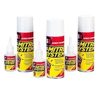 STICK2 Mitre Ultimate Fix Adhesive Kit (50g Glue + 200ml Activator Spray) - Fast Instant Bond for Wood, MDF, Metal, PVC, Plastic, Rubber & Ceramics - Strong DIY Super Glue Set (Pack of 3)