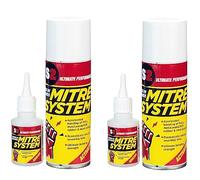 STICK2 Mitre Ultimate Fix Adhesive Kit - 50g HV Super Glue & 200ml Activator Spray | Rapid Bonding for Wood, Metal, PVC, MDF, Plastic, Rubber, Ceramics & More | DIY Adhesive (2)