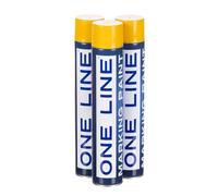 STICK2 Yellow Line Marker Spray Paint 750ml, 3 Cans