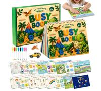 Sticker Activity Book Interactive Animal Coloring Dinosaur Sensory Toys