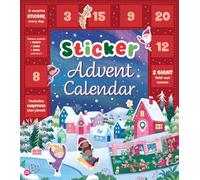 Sticker Advent Calendar: 24 days of novelty stickers to discover as you count down to Christmas | Perfect for children aged 4, 5, 6