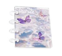 Sticker Album - Acrylic Sticker Storage Book | Transparent Photo Binder | Reusable Collecting Book Album Holder | For Tape Journal Small Accessories Students Professionals Administrative Staff