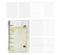 Sticker Binder Album - PVC Pet Pp 25X20Cm 350G | Clear Collecting Sleeves Organizer Folder | Storage Display Holder | Planner Journal Card Document Filing System