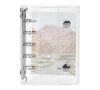 Sticker Binder for Kids,Sticker Album Reusable Organizer Binder - Transparent Planner Scrapbook for Boys Girls Adults Collectors Journaling Travel School Classroom Home