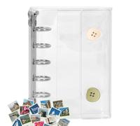 Sticker Binder - Portable Decal Holder Notebook, Non Stick Sheet Organizer,Transparent Planner Collecting Scrapbook | Creative Accessory File for Hobby School Office Design Inventory Display