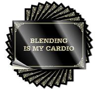 Sticker - Blending is My Cardio Custom Bumper Book Lover