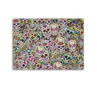 Sticker Bomb Sheet Sugar Skulls Vinyl Wrap Car Bike Scooter Laptop Skate Kids #10878 (A4 21cm x 29cm)