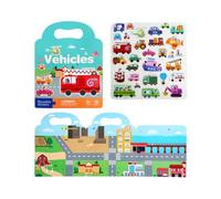 Sticker Book Children's Enlightenment Early Education Baby Gift Kindergarten Sticker Puzzle Q5g9 Toys Bubble Puzzle