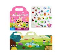Sticker Book Children's Enlightenment Early Education Puzzle Puzzle Gift Baby Sticker Kindergarten Bubble Toys