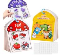 Sticker Book for Kids,Reusable Homeschool Quiet Activities Matching Game,Toddler Travel Toys for Kids - for New Year Birthday Christmas Holiday Festive