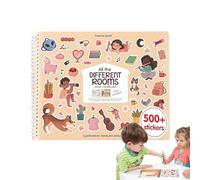 Sticker Book Toddler | 500+ Coloring Pages Activity - Fashion Sticker Book Activity for Kids,for Boys Girls Children Airplane Car Birthdays Christmas Holidays Party Trip Classroom