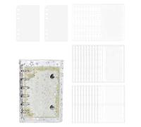 Sticker Book with Holographic Closure, Sticker Storage Album for Study Notes Hand-Drawn Cards Girls Students Children Teenagers Travel School Dorm Bedroom