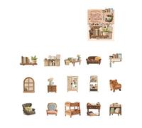 Sticker Booklet, Artistic Decorative for Scrapbooking, Journaling, Art Craft, Album, Bullets Journaling, Journal Artistic Decorative Scrapbook