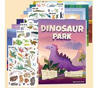 Sticker Books Educational Busy Quiet Stickers Book for for Kids Toddlers Boys Girls Dinosaur