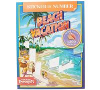 Sticker by Number Beach Vacation: Sticker Emporium