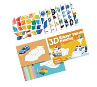 Sticker By Number Educational Travel Activity