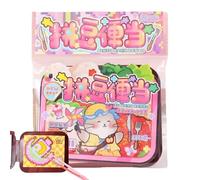 Sticker by Numbers, Educational Craft Set with Pixel Art Motifs, Mosaic Sticker Book for Creativity, for Home, Travel, School, Classroom, Car Drive, Playroom, Girls, Summer Camp