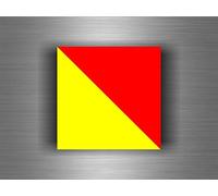 Sticker Car Sticker International Maritime Flag Flag O Oscar
