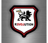 Sticker Car Sticker Rasta Jah Reggae One Love Lion Jamaican Flag ref4