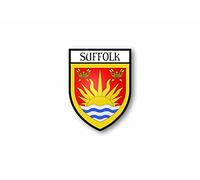 Sticker county shield car vinyl souvenir decal flag caravan crest suffolk