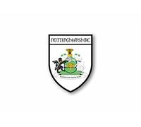 Sticker county shield car vinyl souvenir decal flag caravan nottinghamshire r2