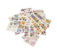 Sticker de Caricatura,50 Sheets Nail Stickers Animal Dogs Cats Water Transfer Nail Art Sticker Fingernails Decor Manicure Decorations Manicure Pedicure Decals