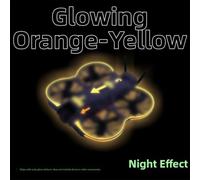 Sticker Decorative Kit, Glow-in-Dark for DJI NEO2 Accessory Component Replacement Part Heavy Duty Assembly Fit(Yellow)