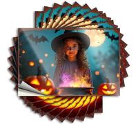 Sticker Fall Door Decorations Custom Stickers, Tumbler Waterproof Halloween Magic: A Child's Enchanted Night for Hydro Flask | Feminist Vinyl Decals for Boys Holiday Gift(12X18CM)