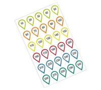 Sticker for Scope Turret - Weatherproof High Contrast Colours | Scale Marks for Outdoor Use | For Men Beginners Advanced Users for Birthday Christmas